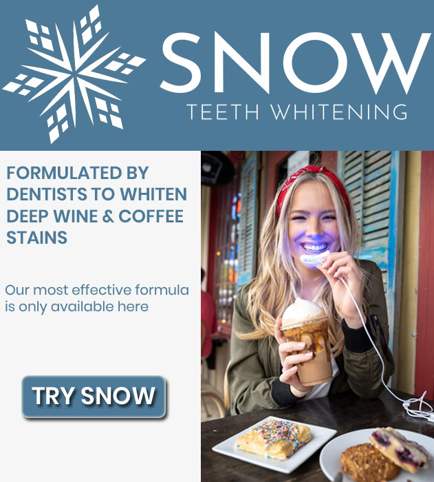 Snow Teeth Whitening for wine and coffee stains