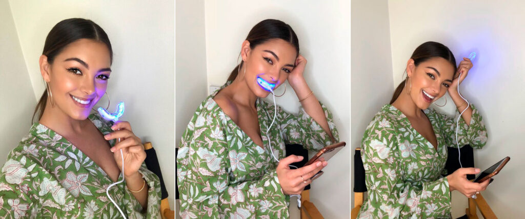Miss World, Demi-Lee Snow Happy smiles Teeth Whitening Kit