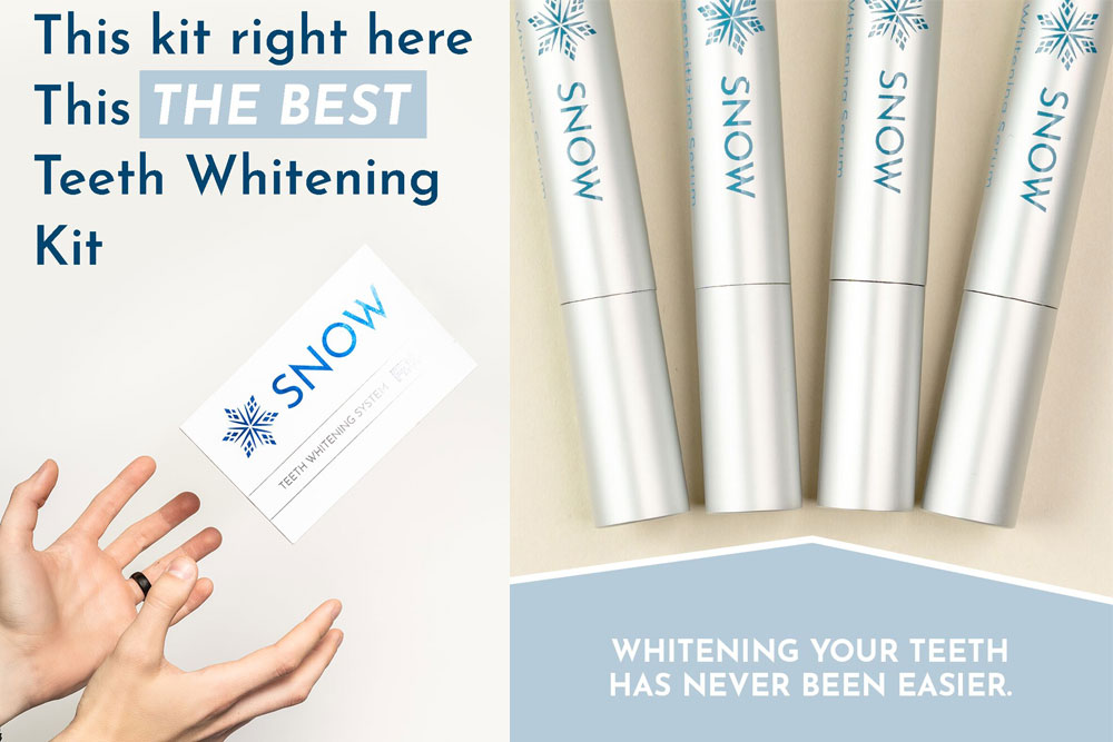 Snow fancy teeth whitening kit