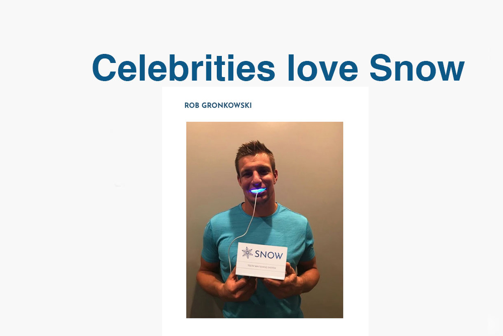 Celebrities love the Snow wireless teeth whitening kit.