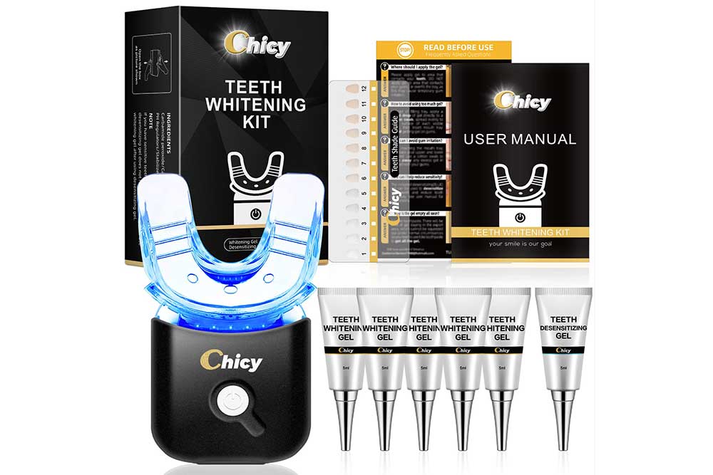CHICY Teeth Whitening Kit with LED Light - The Proven Amazon Teeth Whitening Best Sellers 2022