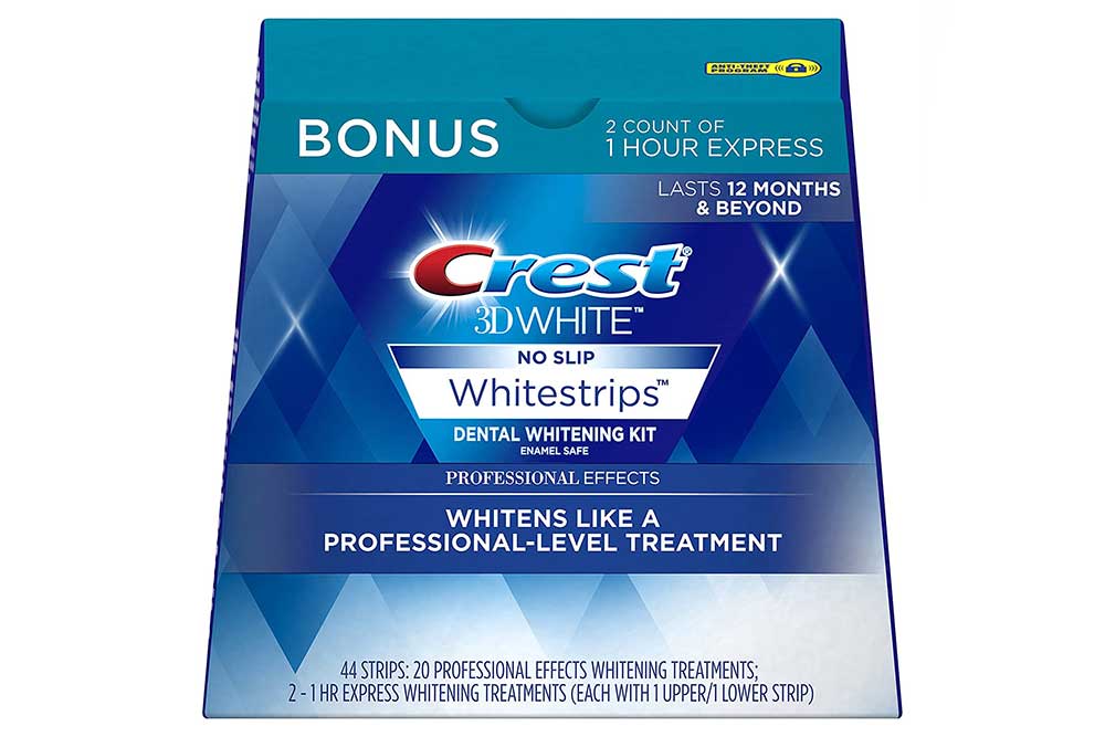 Crest 3D Whitening strips, Professional Effects, Teeth Whitening Strip Kit - A popular kit part of the Best teeth whitening strip 2022